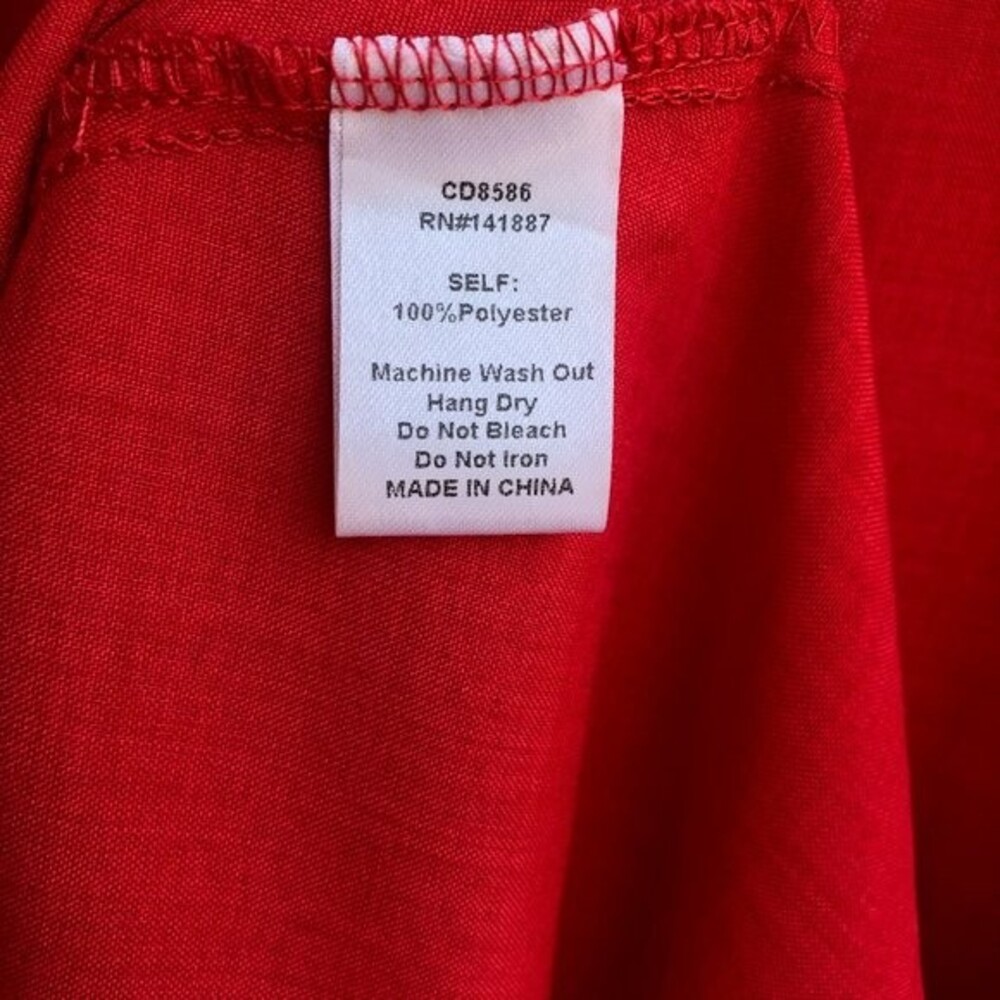 TCEC Dress - Red - Size S - Picture 9 of 9